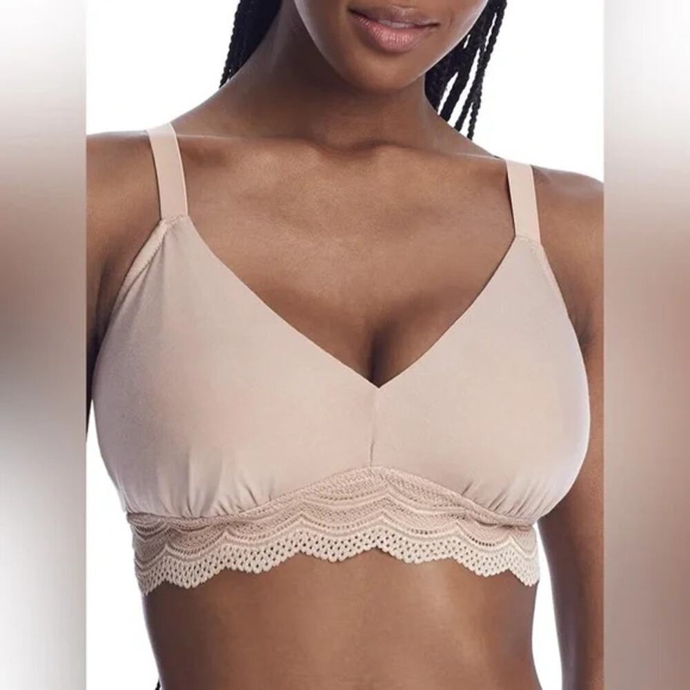 Cosabella Ceylon Modal‎ Curvy Bralette Tan Womens Size Large Made in Italy